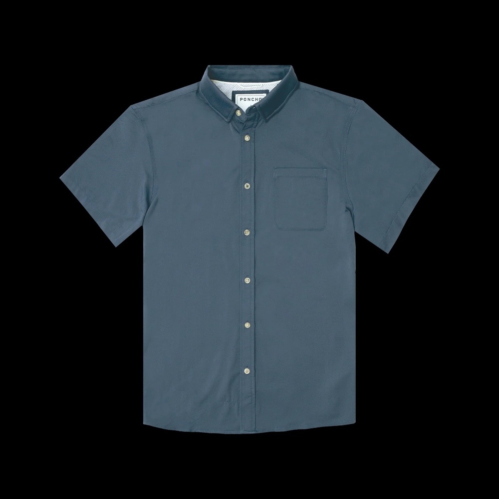 Men's Poncho Outdoors Short Sleeve Shirt - The Busted Prop